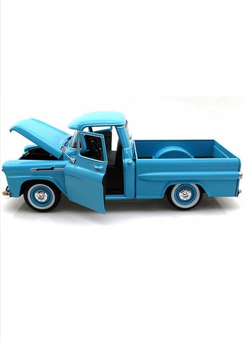 Macheta metalica 1:24 Chevy Apache Pickup, producator Motormax
