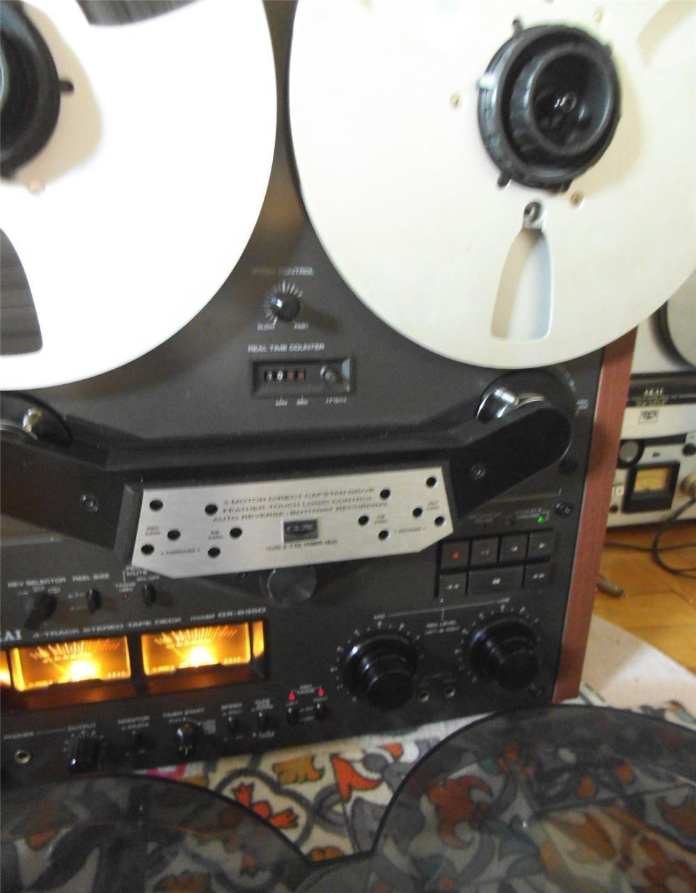 MAGNETOGON AKAI GX-635D Black cu Role Akai  Adaptoare si Abdeckhaube