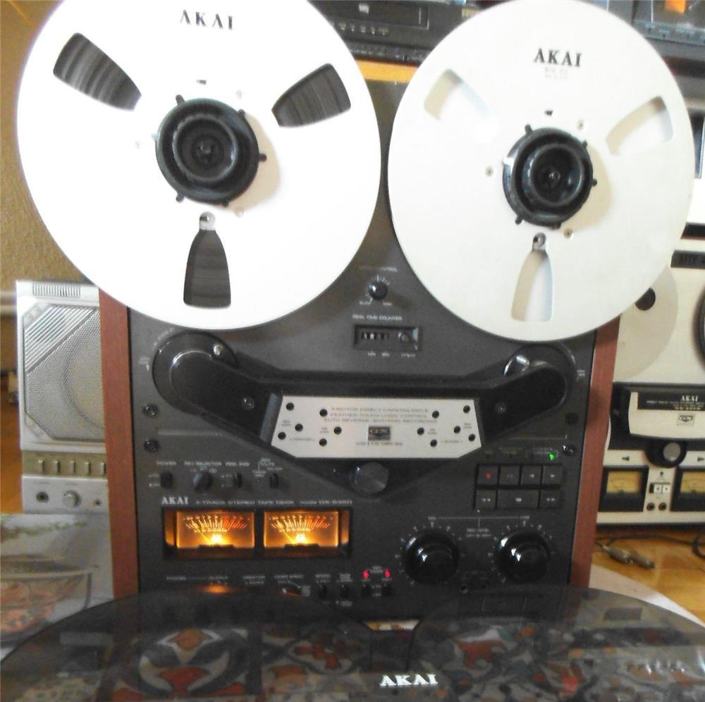MAGNETOGON AKAI GX-635D Black cu Role Akai  Adaptoare si Abdeckhaube