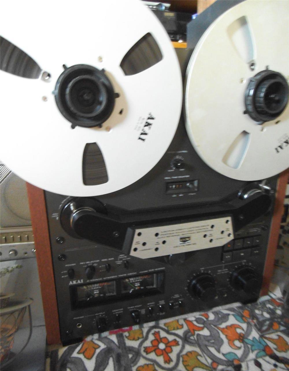 MAGNETOGON AKAI GX-635D Black cu Role Akai  Adaptoare si Abdeckhaube