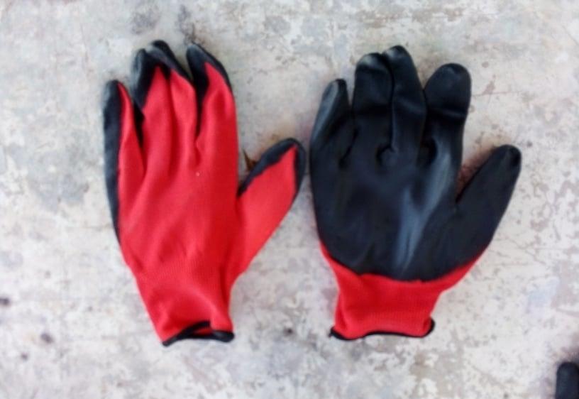 Manusi de protectie latex tricotate
