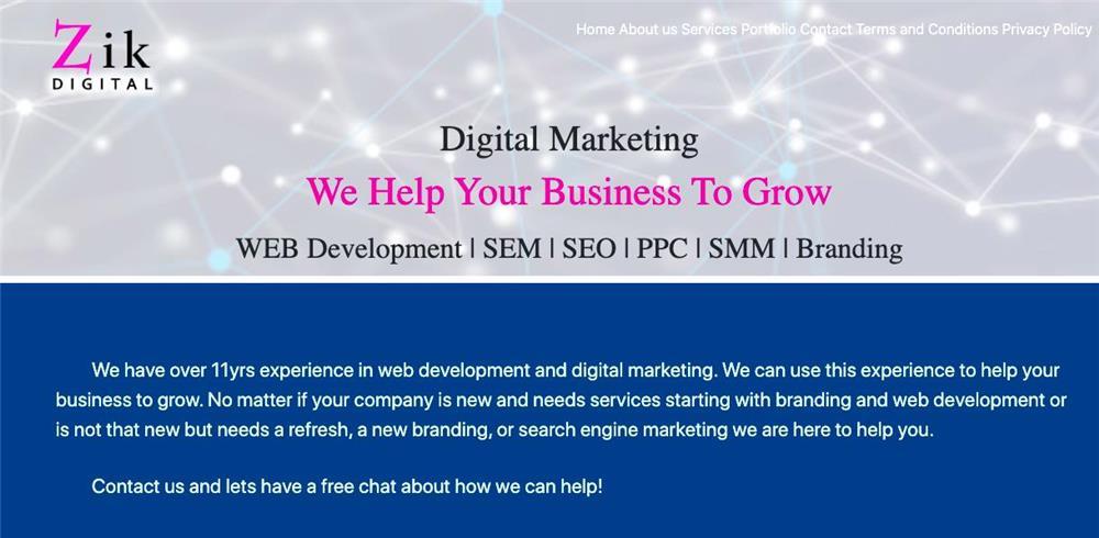 Marketing digital & web development
