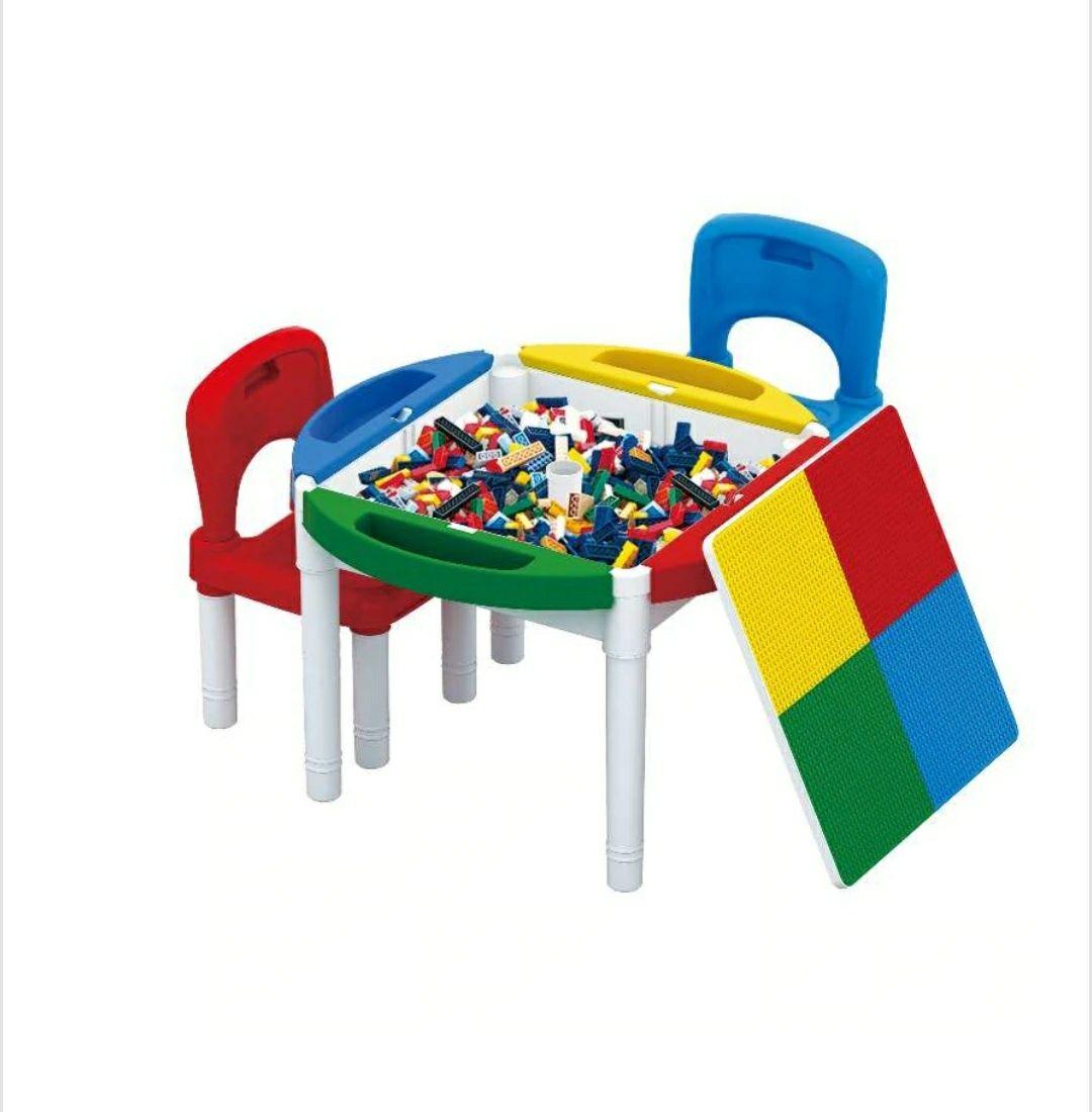 Masa Lego 2 in 1 ,cu 2 scaune incluse NOU