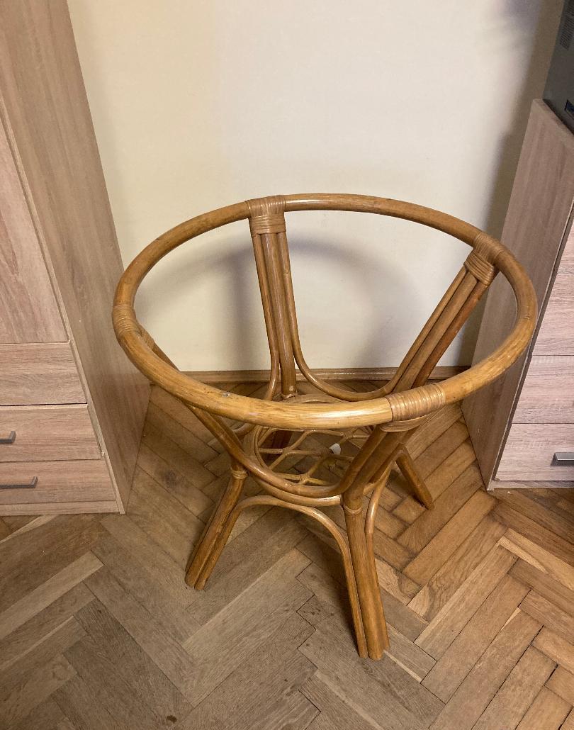 masa rotunda rattan
