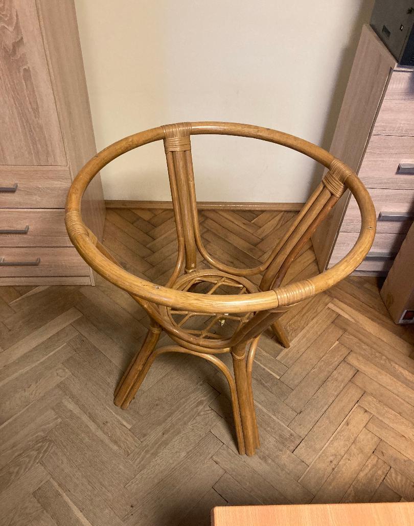masa rotunda rattan