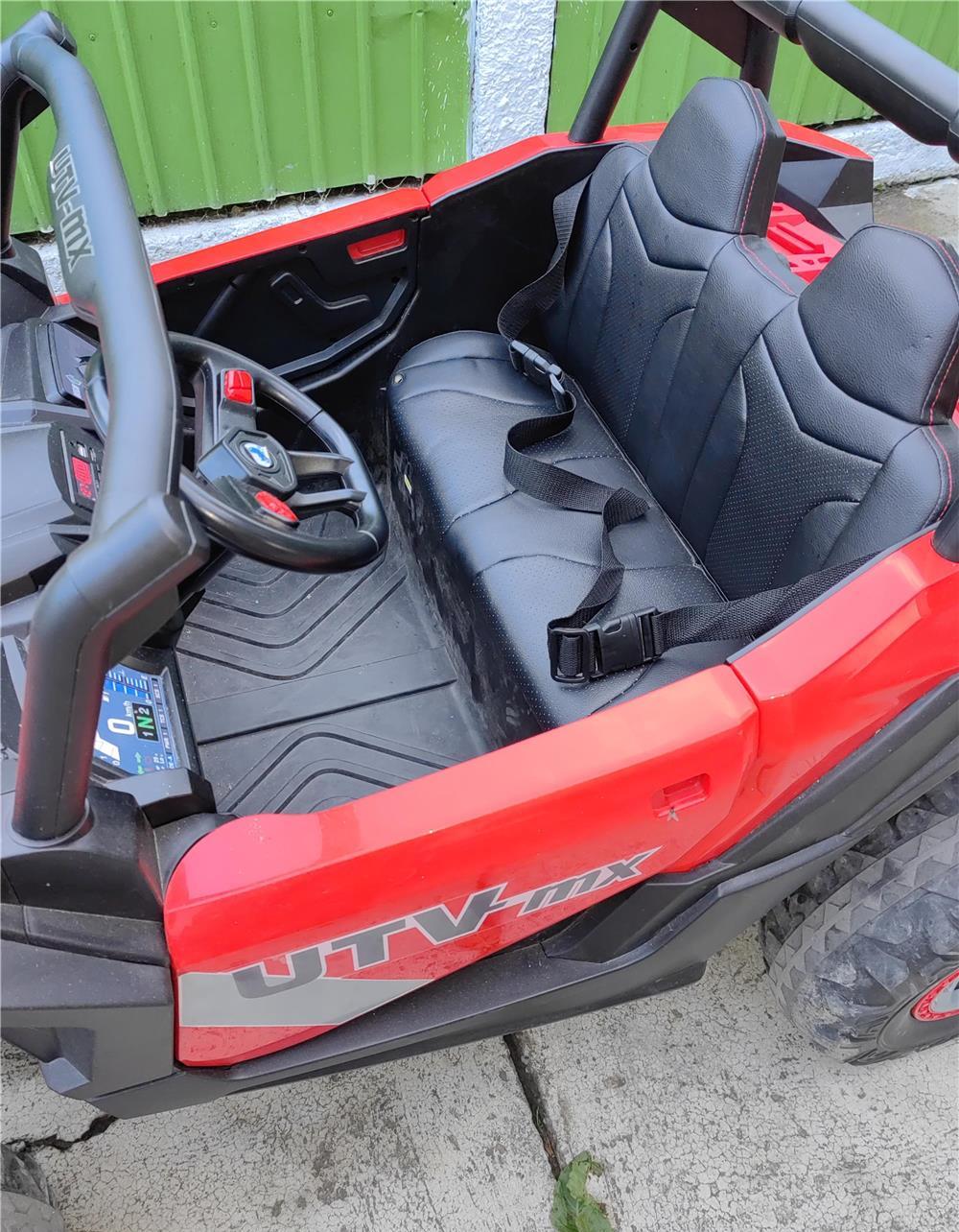 Masinuta electrica 12V cu 4 motoare Nichiduta 4x4 UTV MX Red