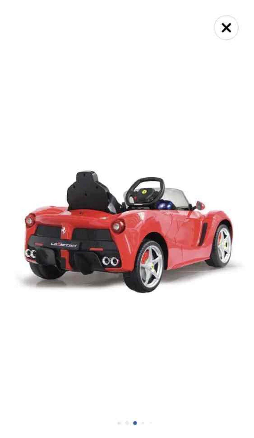 mașinuță electrică copii Ferrari roșie cu telecomandă la control