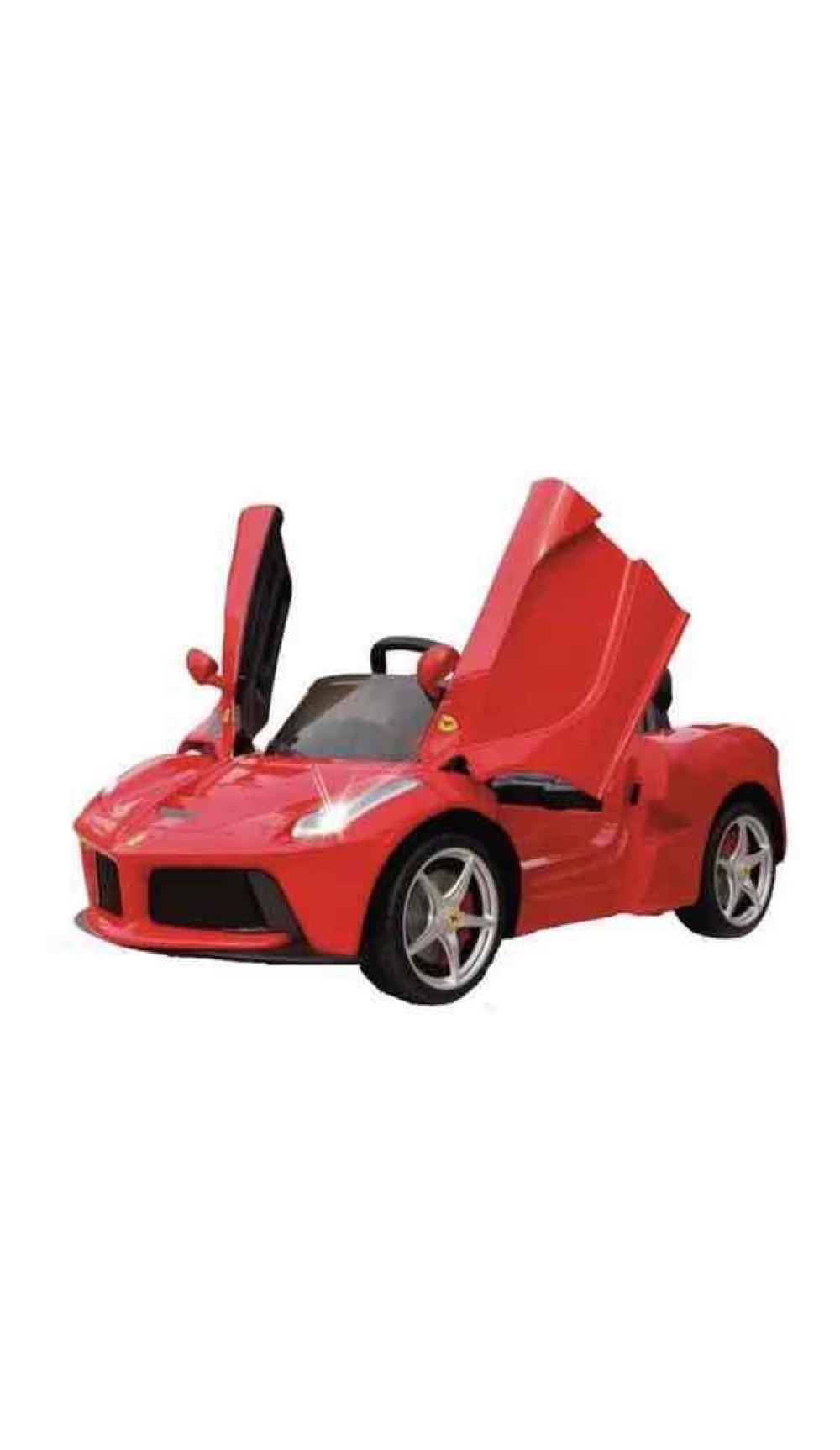 mașinuță electrică copii Ferrari roșie cu telecomandă la control