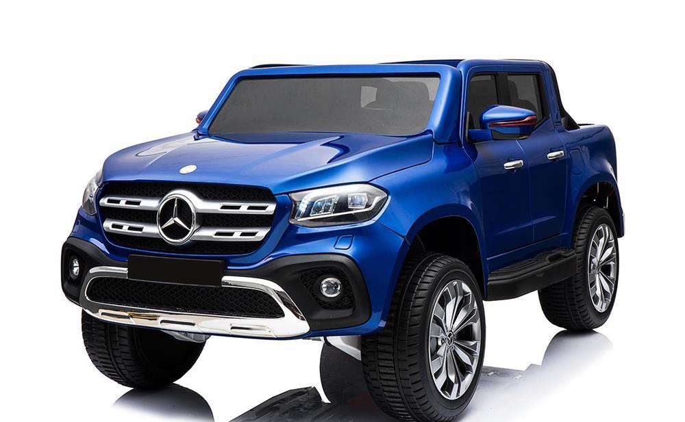 Masinuta electrică pentru 2 copii, Mercedes X-Class 4x45W 12V 10Ah