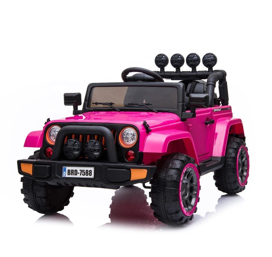 Masinuta electrică pentru copii Jeep BJ7588 90W 12V Cu Scaun tapitat