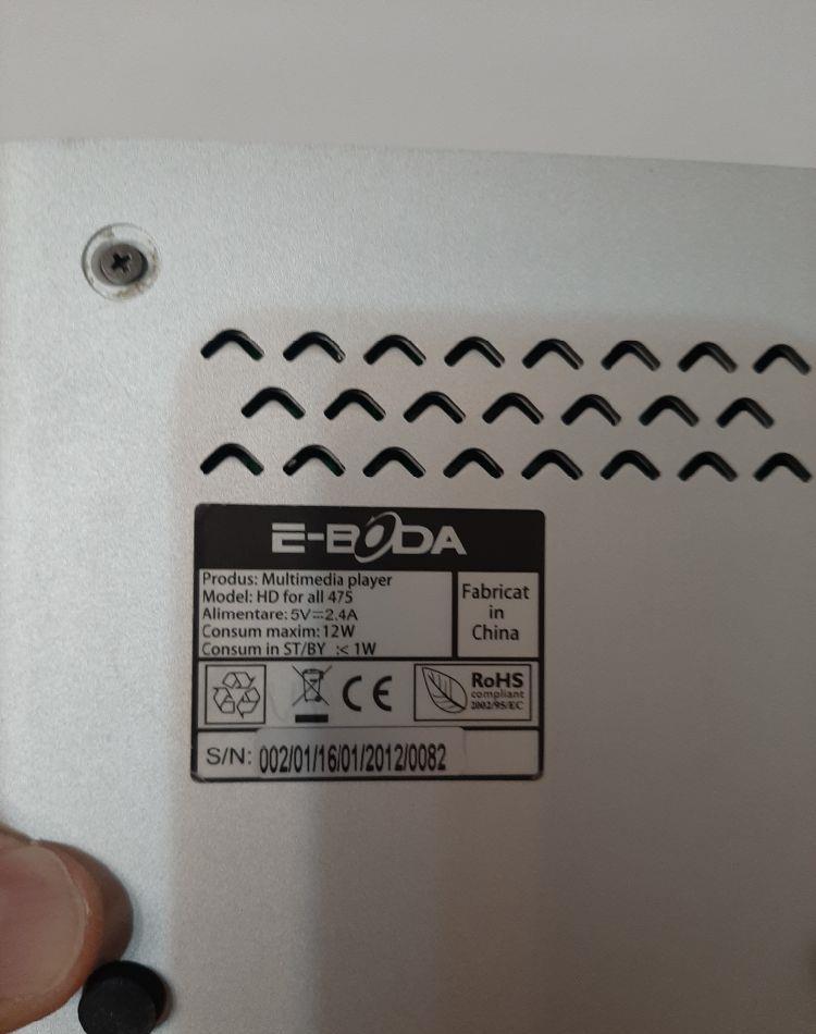 Mediaplayer e-boda 475