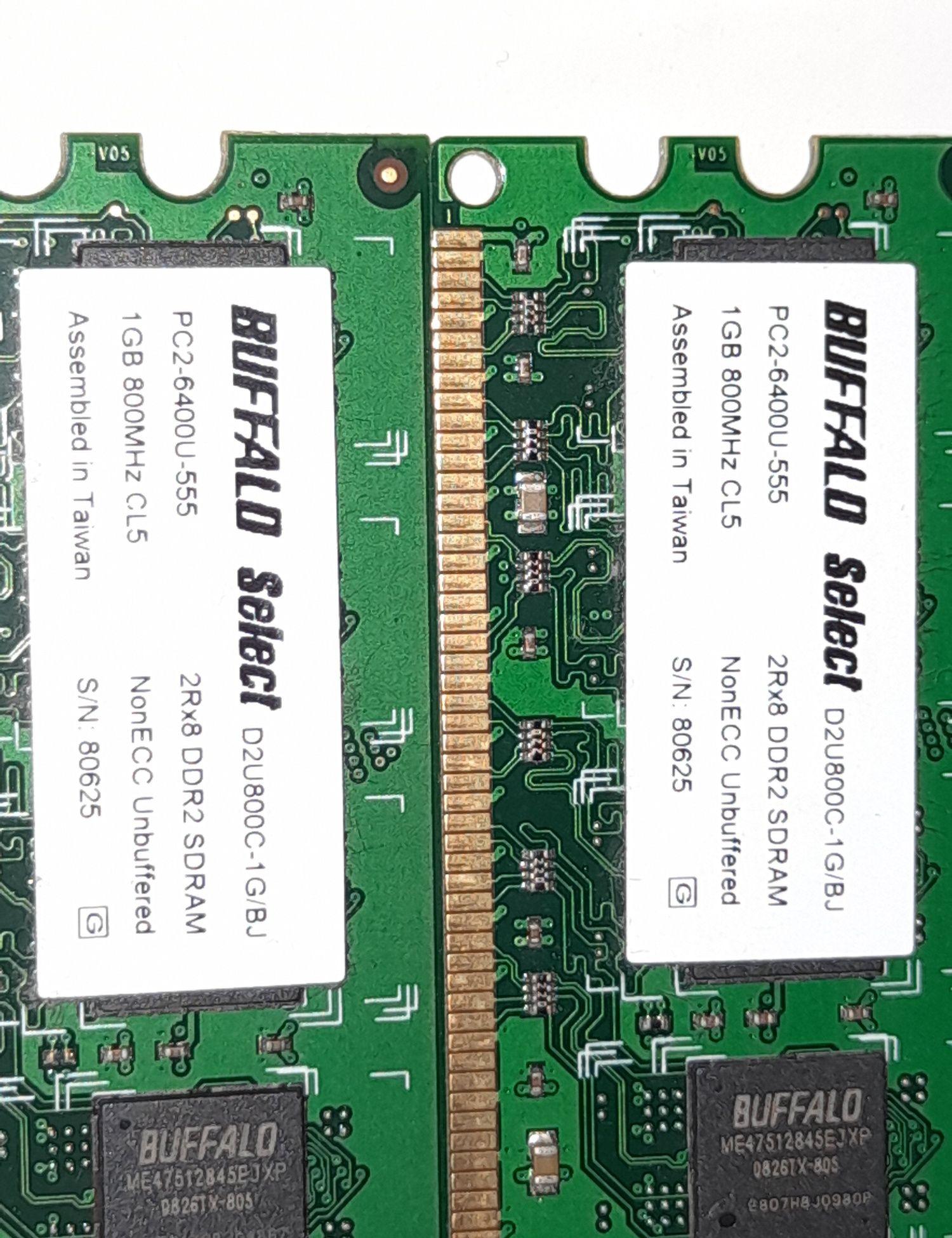 Memorie kingston DDR2 800mhz 1Gb × 2