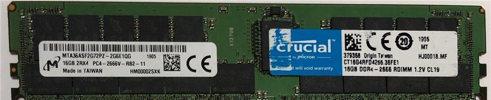 Memorii 16 GB DDR3 si DDR4 ECC Registered server/workstation