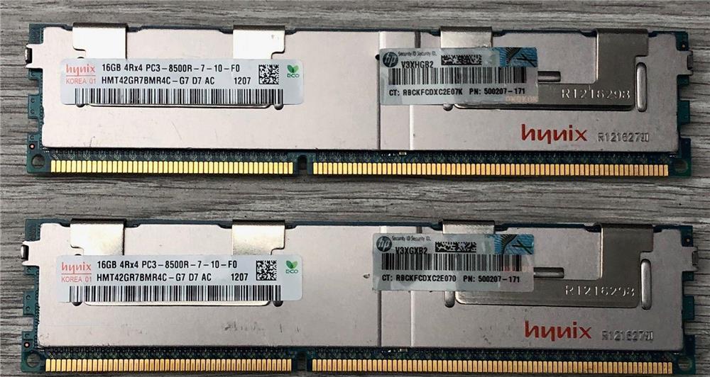 Memorii 16 GB DDR3 si DDR4 ECC Registered server/workstation