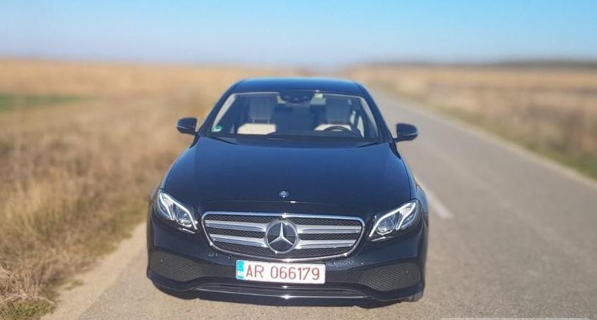 Mercedes E220D, 2.0, 194CP, Negru, Piele BEJ, 92000 KM, Pneumatic, Tableta Mare, Masaj/Racire scaune
