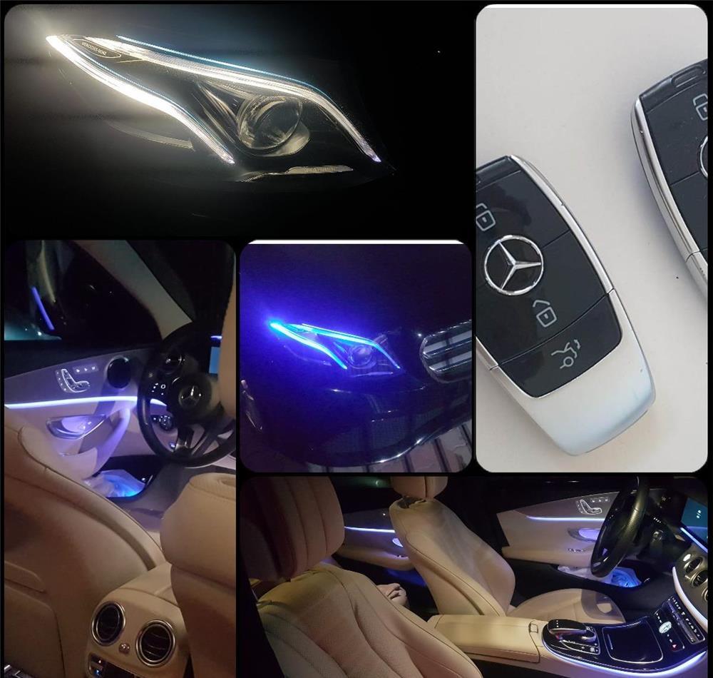 Mercedes E220D, 2.0, 194CP, Negru, Piele BEJ, 92000 KM, Pneumatic, Tableta Mare, Masaj/Racire scaune