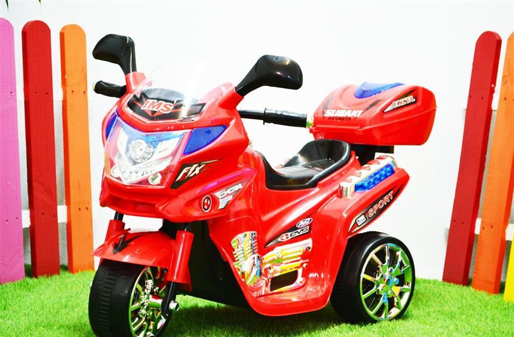 Mini motocicleta electrica Kinderauto C051 35W 6V 4.5Ah Rosu