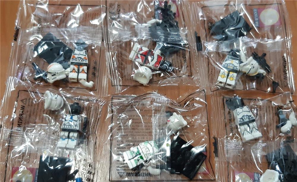 minifigurine tip lego star wars stormtrooper anakin han solo obi wan luke mandalorian c-3po lando