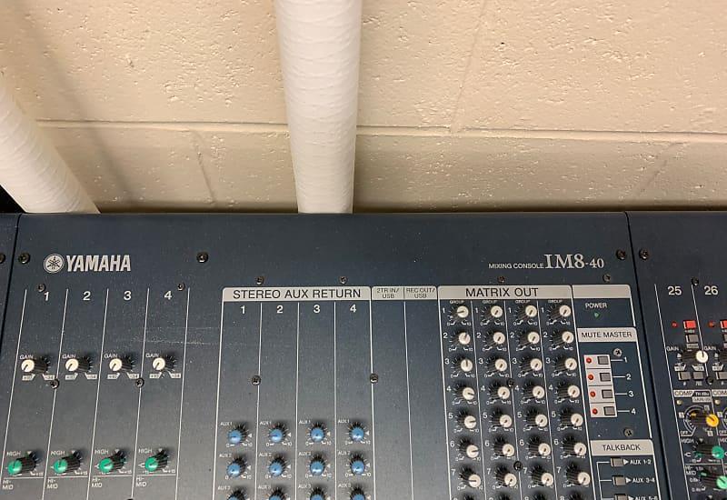 mixer yamaha 40 canale  IM 40 pentru biserici sau spectacole