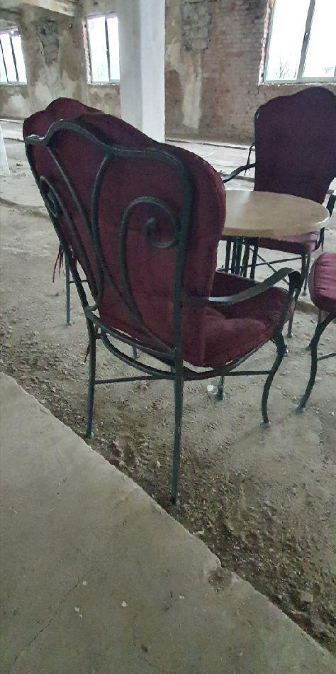 Mobilier terasa fier forjat