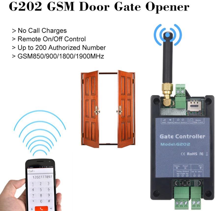 Modul apelator GSM releu deschidere poarta garaj webasto sirocou