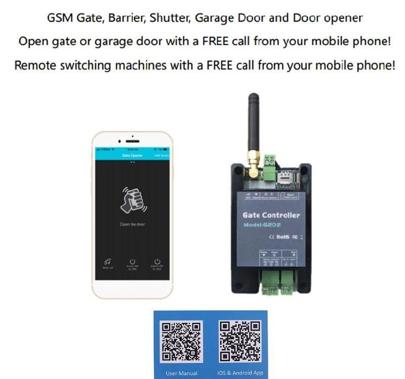 Modul apelator GSM releu deschidere poarta garaj webasto sirocou