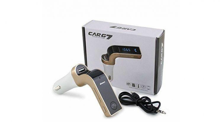 Modulator FM auto cu Bluetooth