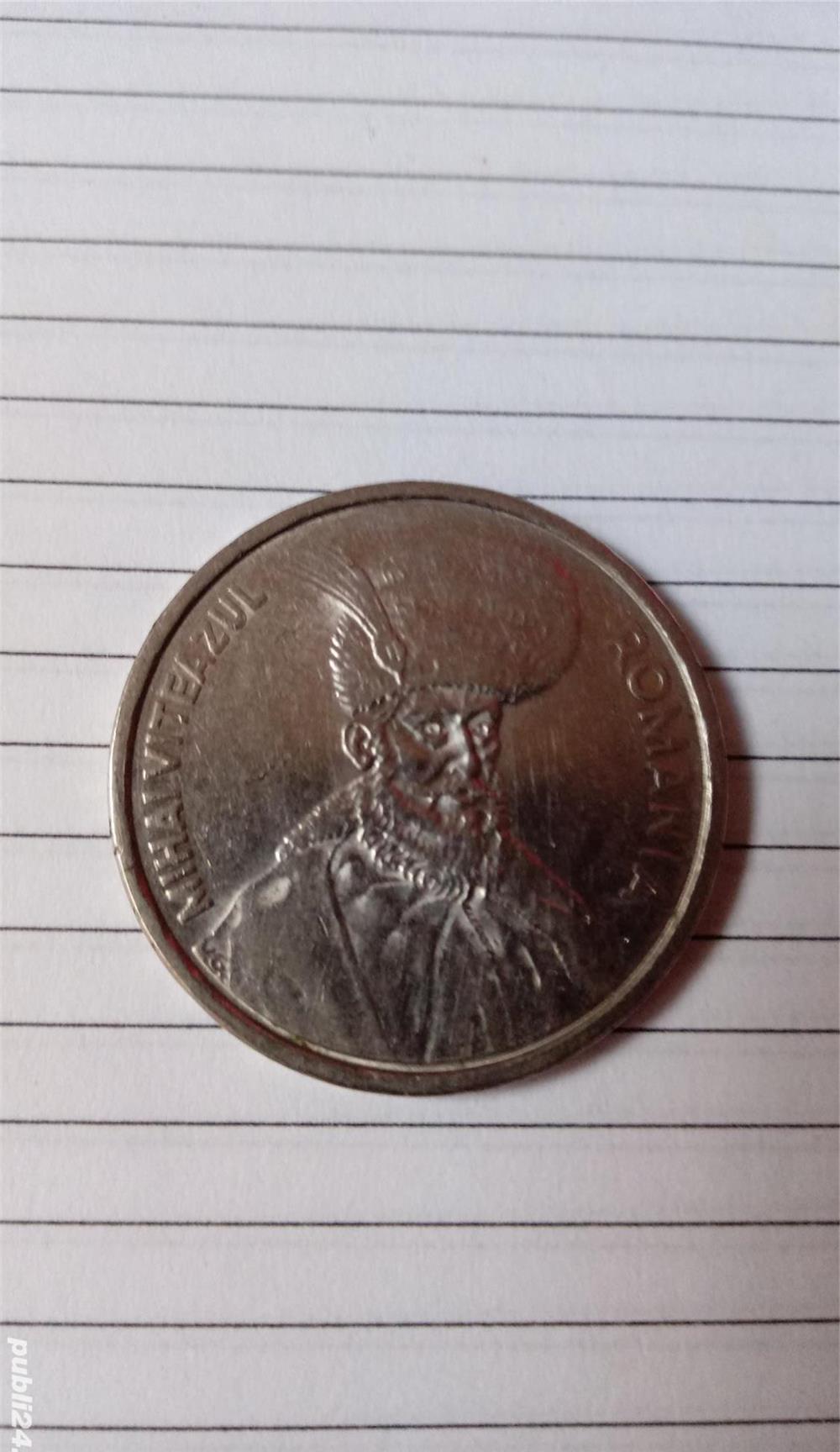 Moneda 100 Lei cu chipul lui Mihai Viteazul