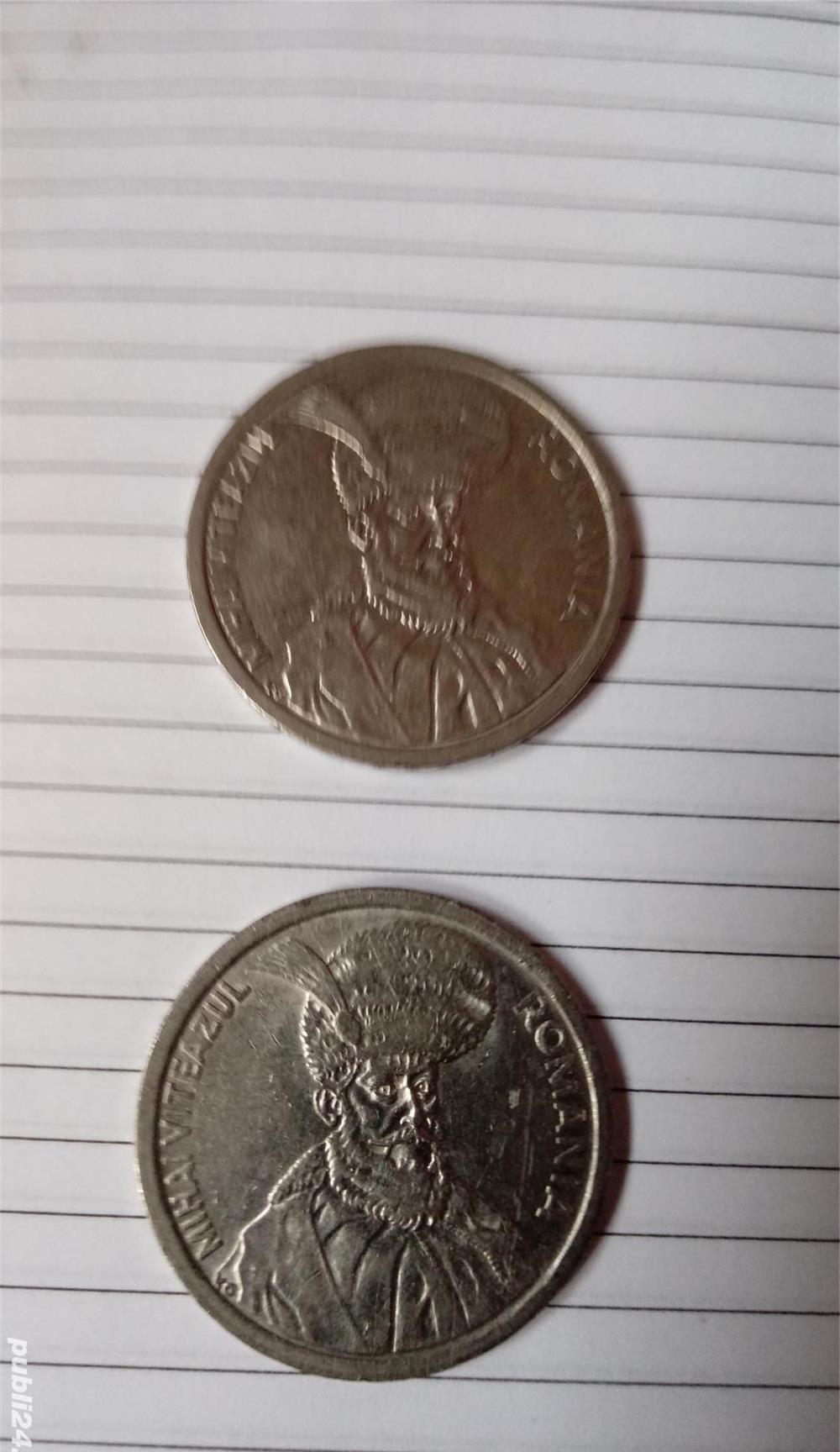 Moneda 100 Lei cu chipul lui Mihai Viteazul
