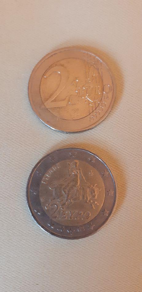Moneda 2 euro rara Grecia 2002 cu litera S !