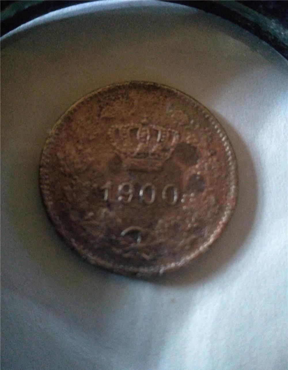 Moneda  20 bani din 1900