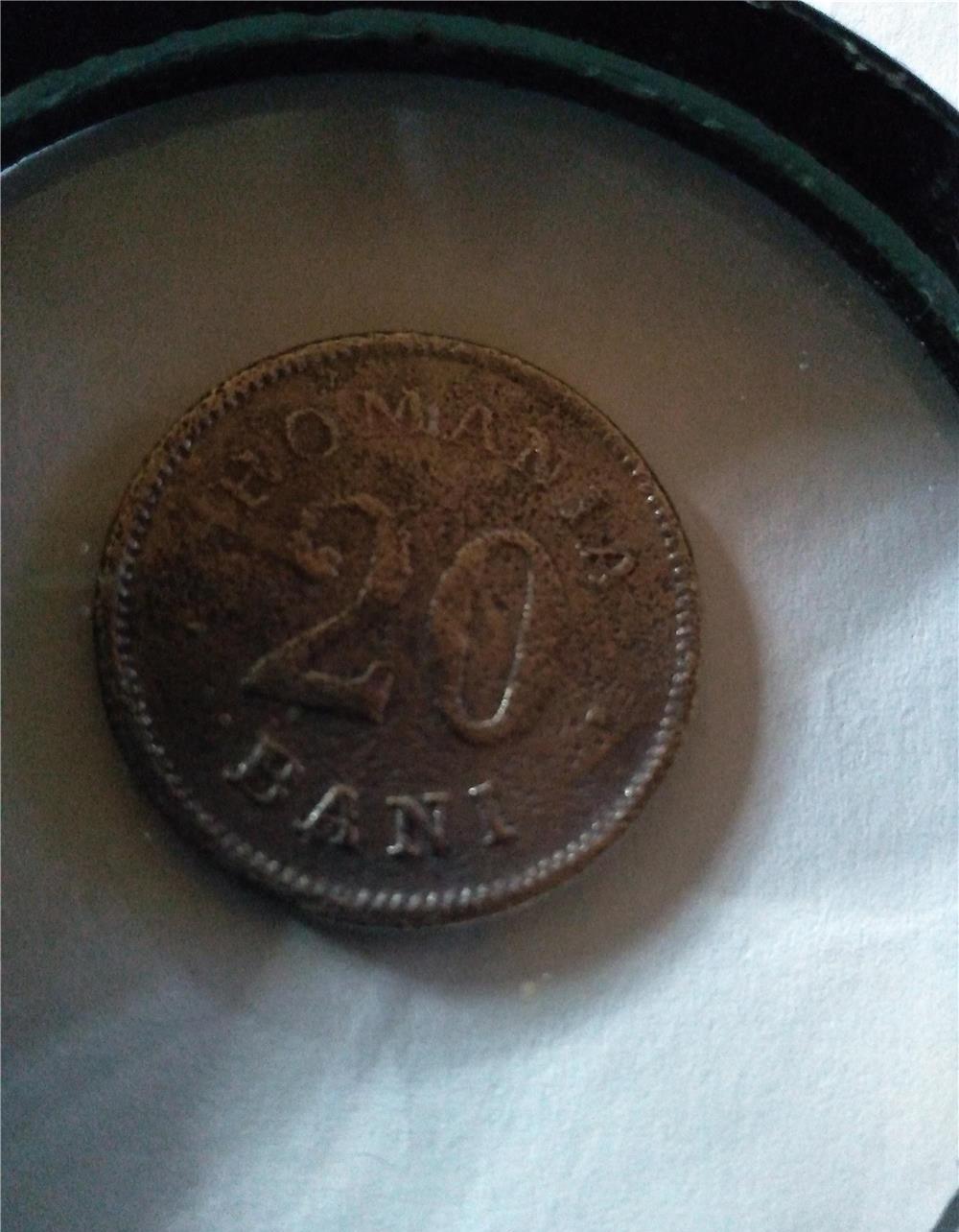 Moneda  20 bani din 1900