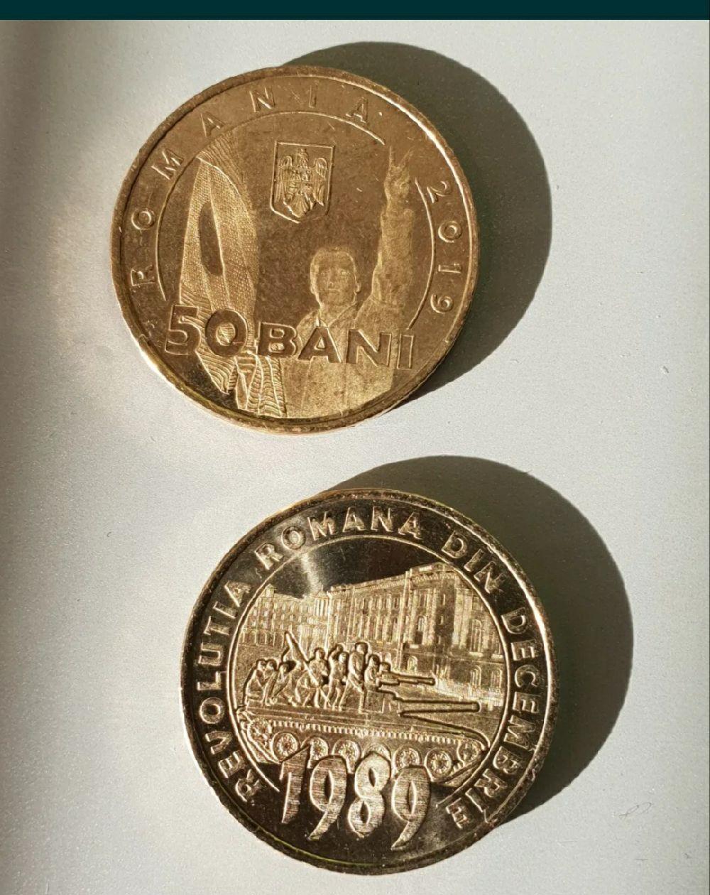Moneda 50 bani colectie numismatica