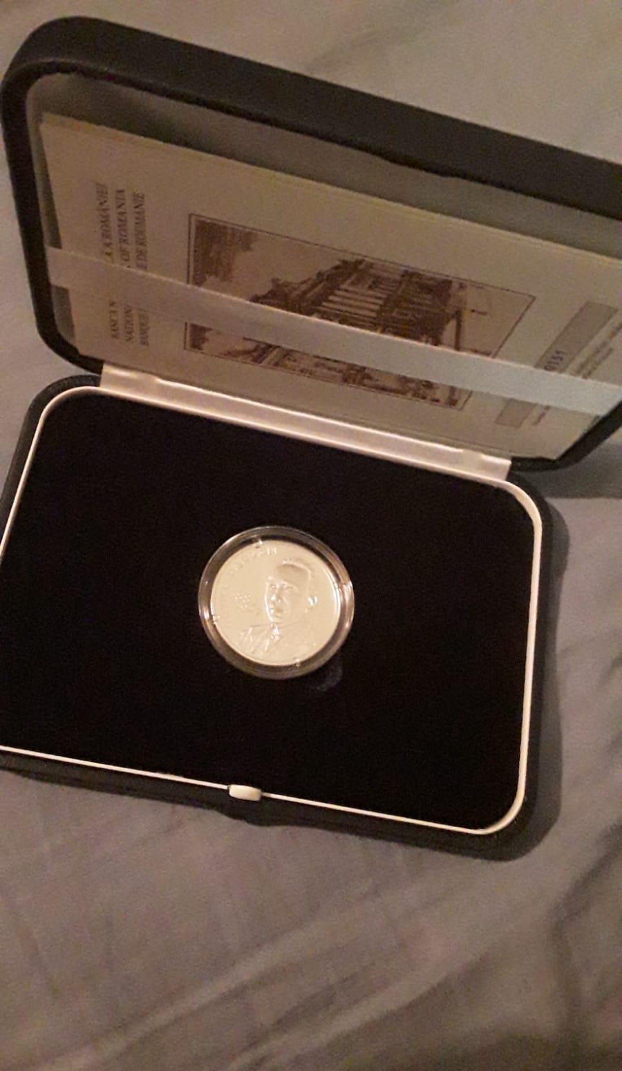 Moneda argint 140 de ani de la nașterea lui Vasile Pârvan