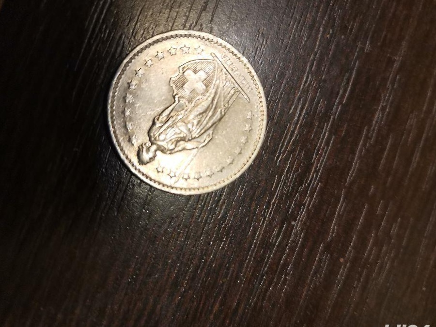 Moneda elvețiană 2 franci din 1975