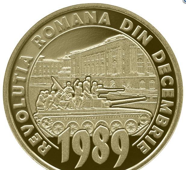 Moneda metal comun 30 de ani de la Revoluția Română din Decembrie 1989