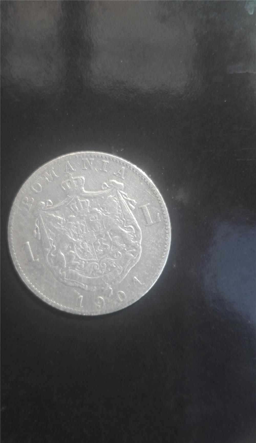 Moneda rara 1 leu 1901