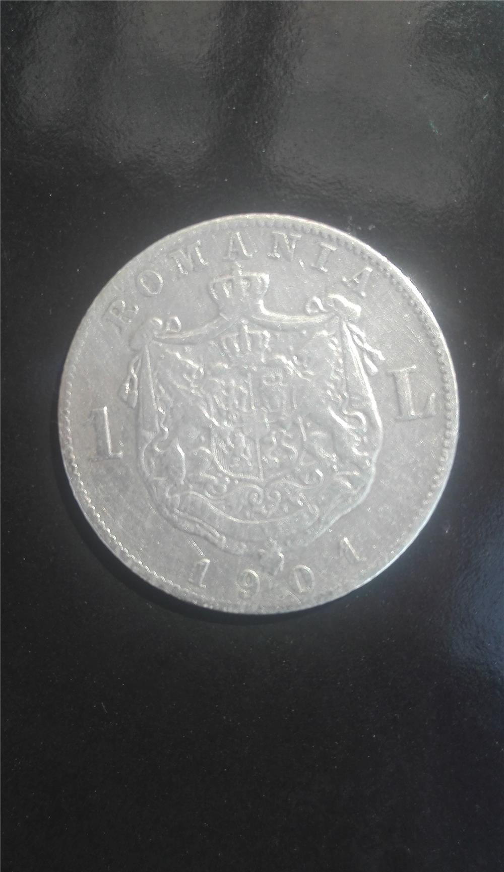 Moneda rara 1 leu 1901