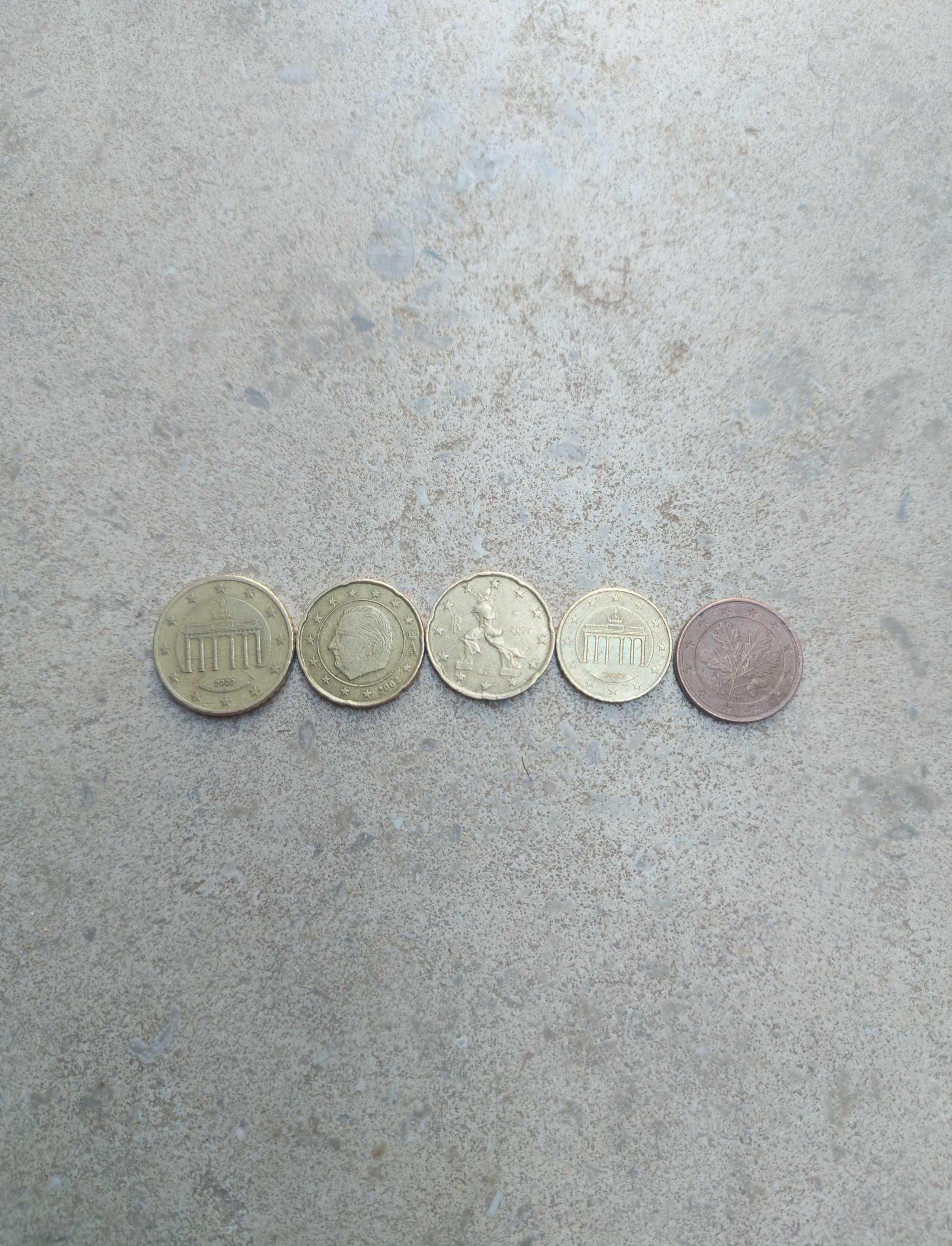 Monede an 2002 rare Spania ,Germania ,Franta