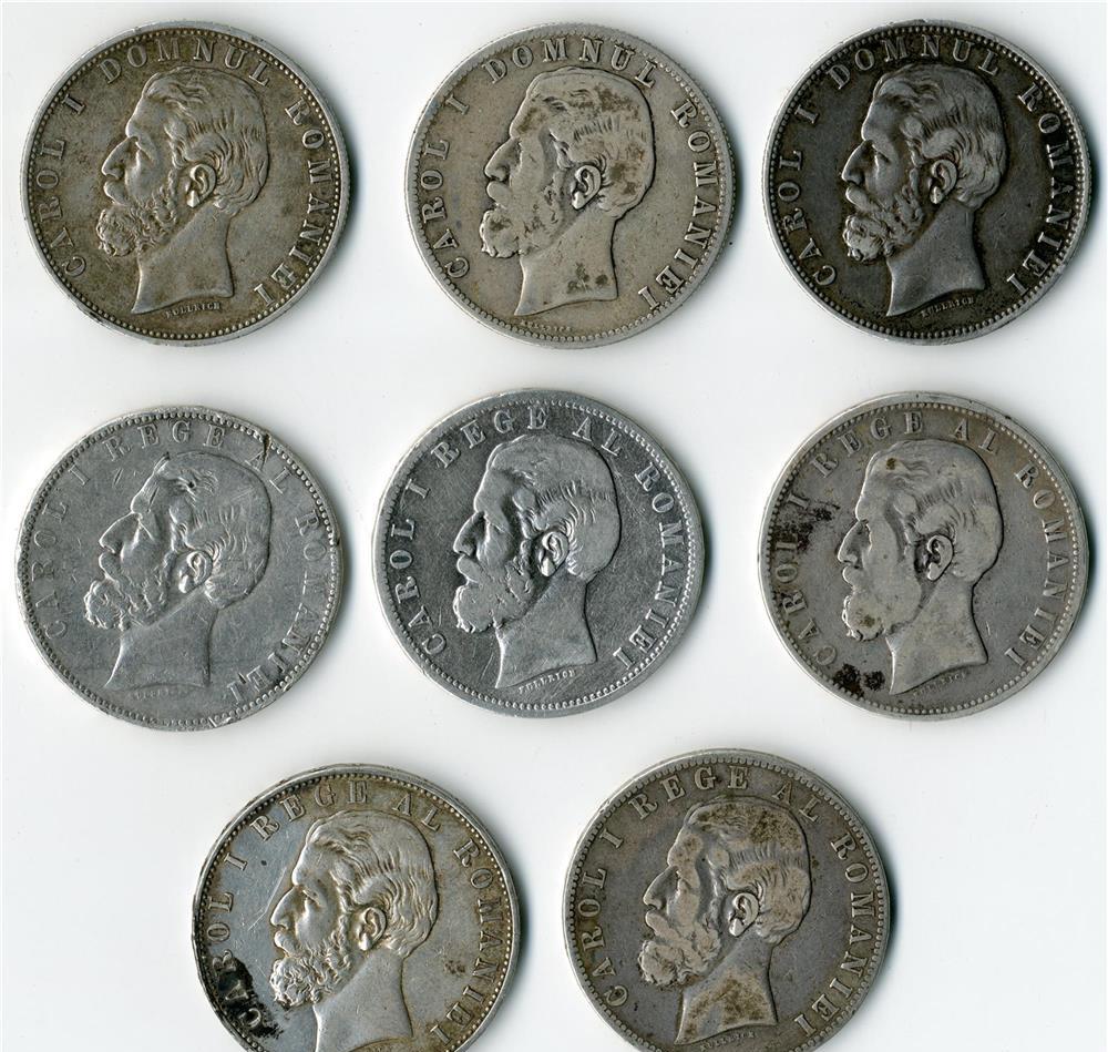 Monede Monezi Argint Romanesti Straine Regele Carol/Ferdinand/Carol II/Mihai/RPR/RSR Comunism Cumpar