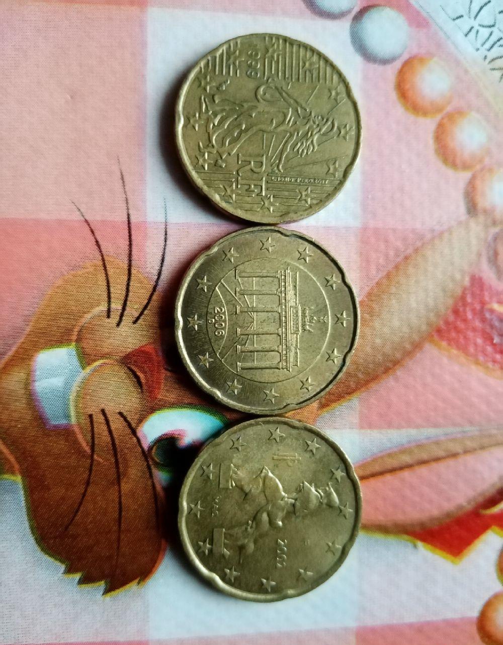 Monede Vechi de 20 euro cenți (PREȚ 2.000 EURO)