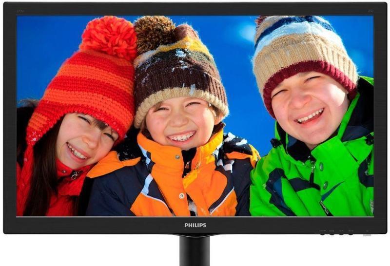 Monitor LED Philips 27",Wide,Full HD,DVI,HDMI, VGA, Negru, 273V5