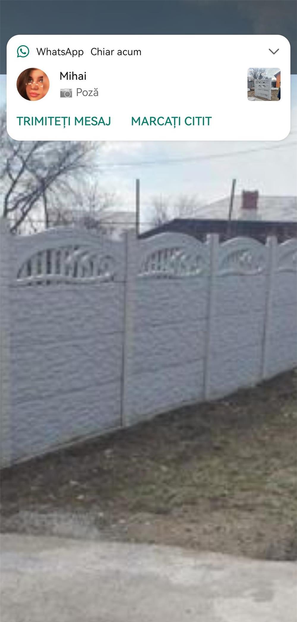 Montaj garduri prefabricate