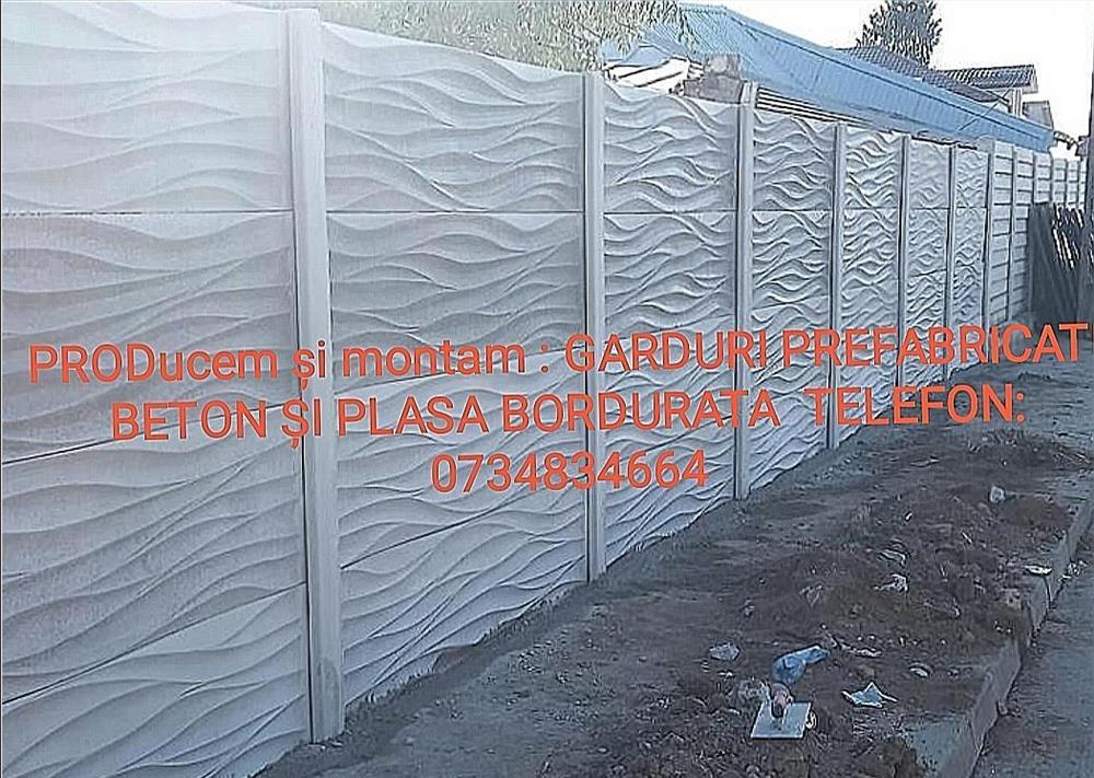 Montaj garduri prefabricate