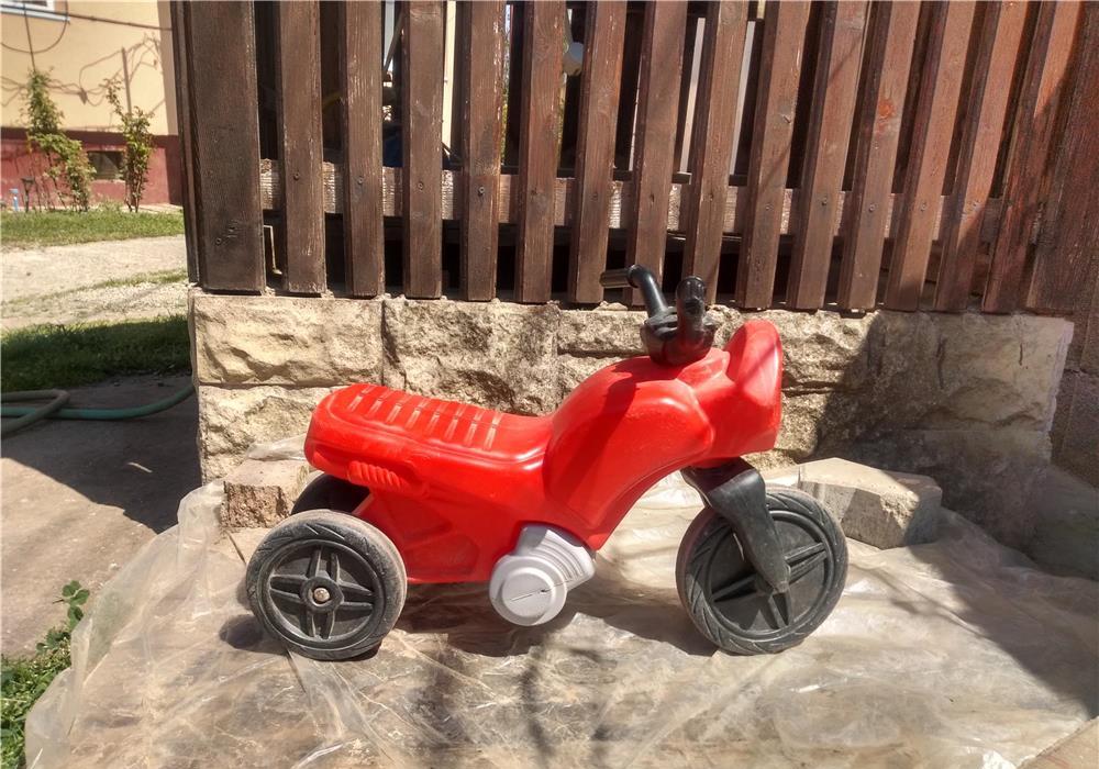 Motocicletă plastic fără pedale pentru copii