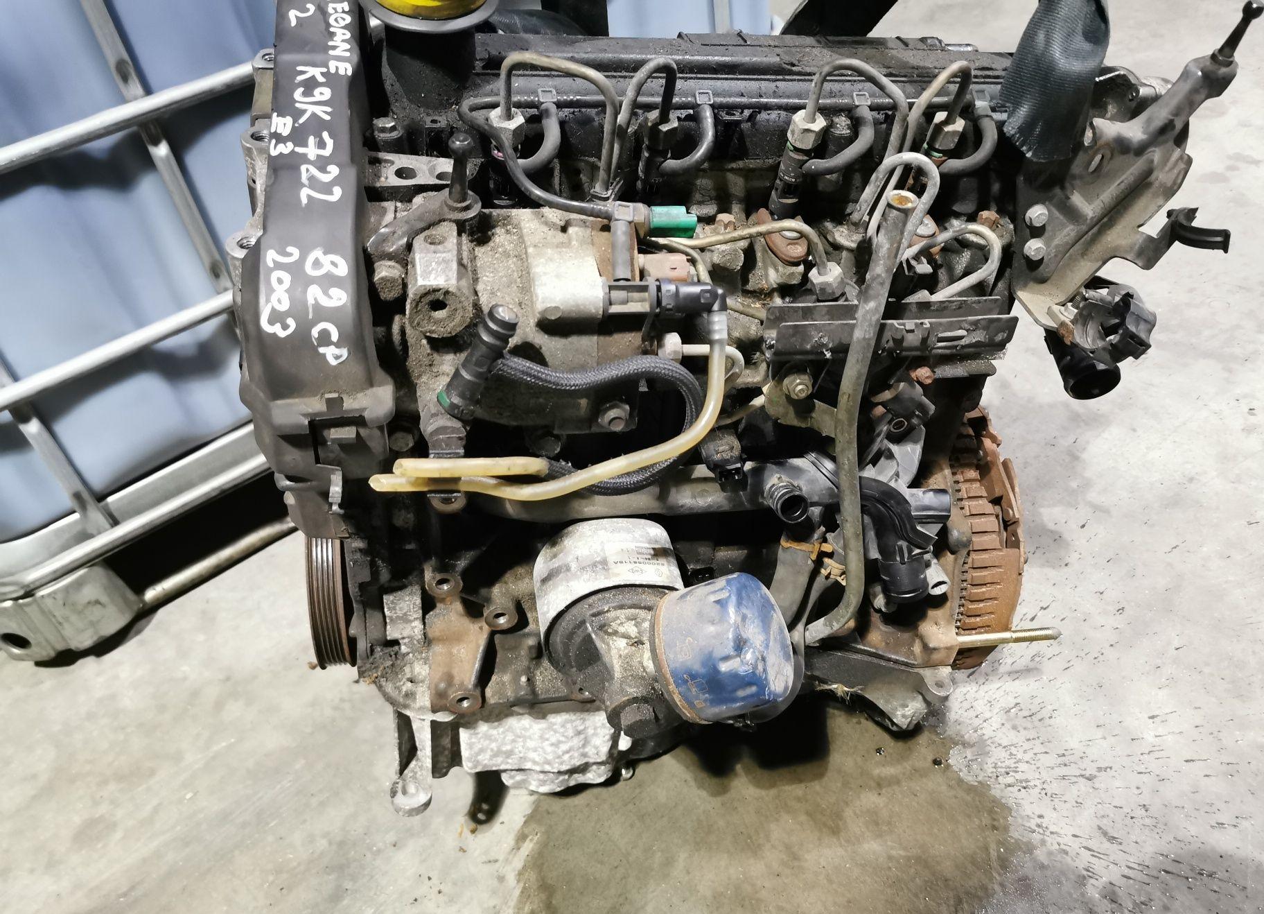 Motor 1.5 dci euro 3 cod k9k722 82 cp Renault megane 2 2003