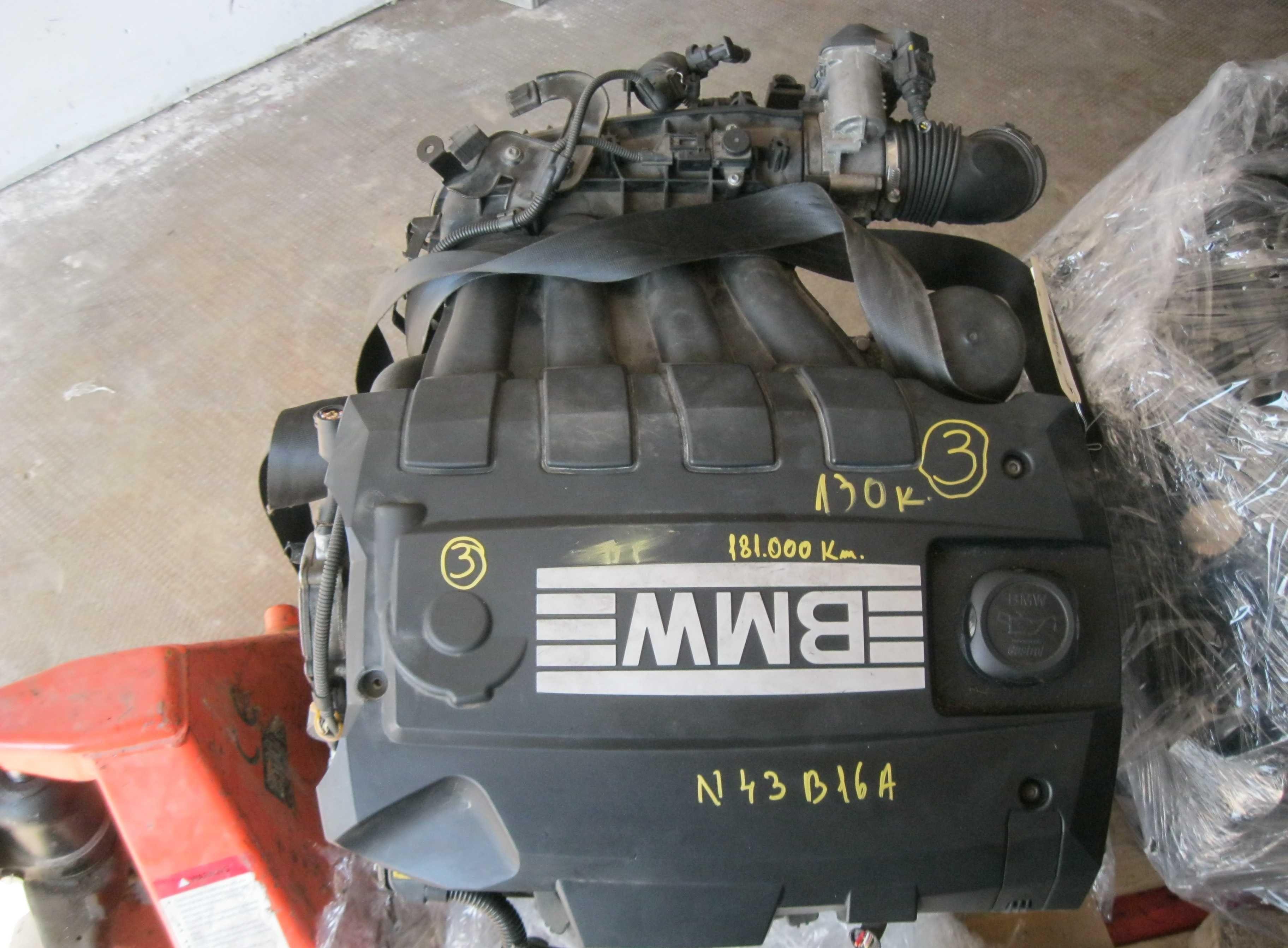 Motor CuAnexe BMW/E87 116i*N43B16A*(122Cp)RulajMicEuro4E81FRANTA