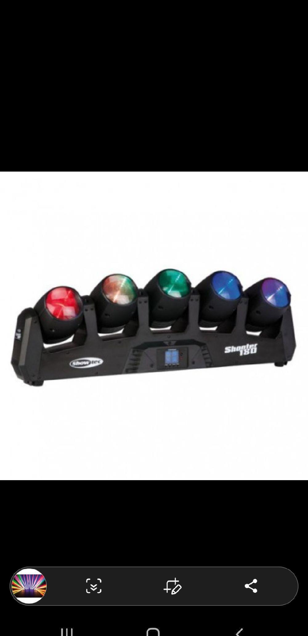 Moving Heads Showtec Shooter 180, 4 buc. noi