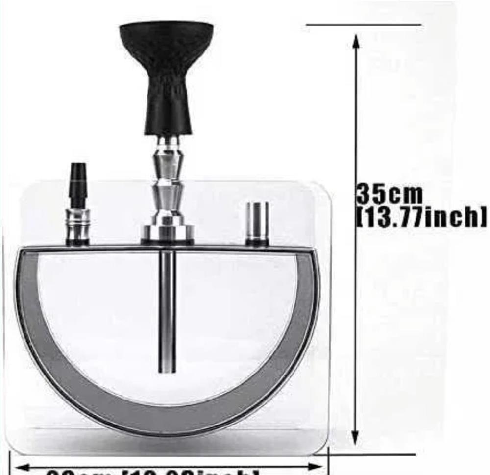 Narghilea acrilic Booz