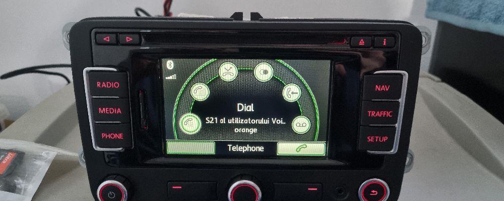 Navigatie GPS VW RNS315 RNS 315 cu bluetooth premium integrat Passat Golf Tiguan EOS Jetta Polo
